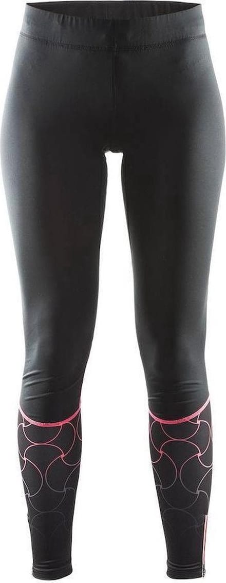 Craft Runningbroek Devotion Dames - Zwart/roze