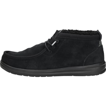 HEYDUDE - Wally Mid GripR Warmth Heren Instappers Black/Black - Maat 48