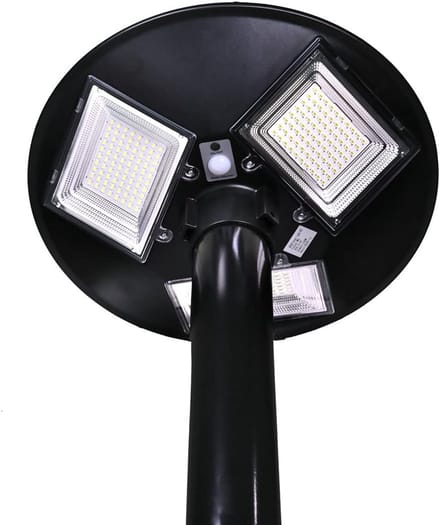 Krachtige LED Zonnestraatlantaarn 1500 Lumen met Bewegingssensor en Afstandsbediening