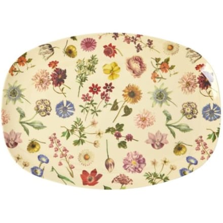 Rice melamine bord vierkant floras dream