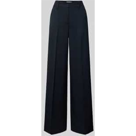 Relaxed fit pantalon met scheerwol