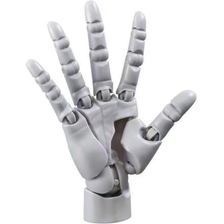 Plastic Hand Gewricht Beweegbaar Model Rechterhand Mannequin Hand Simulatie Hand Actiefiguur Bureaublad Decoratie Gearticuleerd