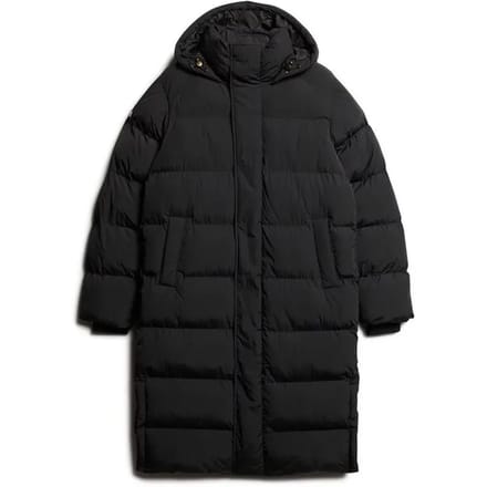 Superdry Hooded Longline Puffer Winterjas Heren - Maat M