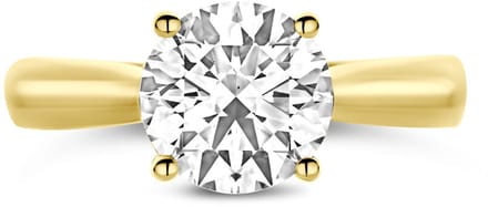 14K Geelgouden Ring Lab Grown Diamant 2.00ct H SI – 4035070