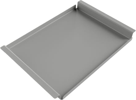 Steellish Dienblad Rechthoek - Tray - Aluminium - Licht Grijs - 62×44x5