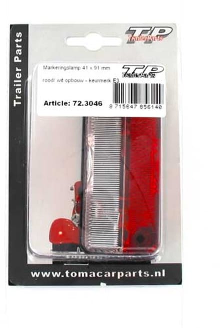 Markeringslamp 41 x 91 mm