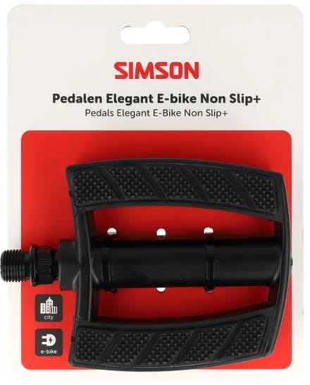 Simson pedalen Elegant E-bike non slip+