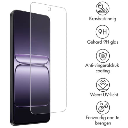 Accezz Screen Protector - Geschikt voor OnePlus Nord CE5 - Gehard Glas Screenprotector