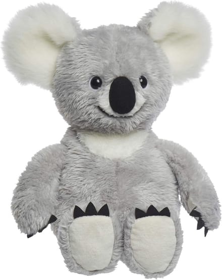 Knuffel Koala - Pluche Dier - Spelen en Knuffelen - Zelfnivellerend - 39 cm - Grijs