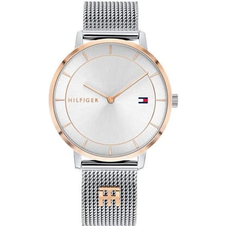 Tommy Hilfiger 1782288 Dames RVS Analoog Horloge zilver