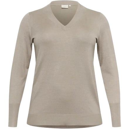 V-hals trui dames KAFFE Curve Clizzy