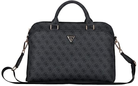 Guess PU 4G Triangle Logo Laptoptas voor 13/14/15 inch - Grijs