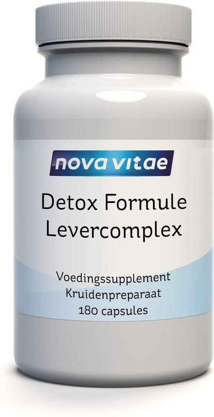 Nova Vitae - Detox Formule - Levercomplex - Lever reiniging - 180 capsules