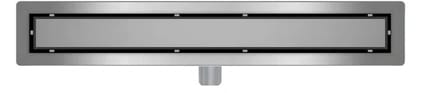 DutchLine - Douchegoot met flens en tegelrooster - RVS - 700x70mm