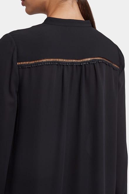 Janie Blouse | Zwart