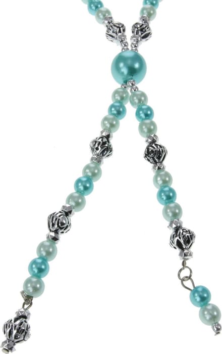 Behave - Lange parel ketting met hanger - Modeaccessoire 58 cm (+6,5 cm verlenging)