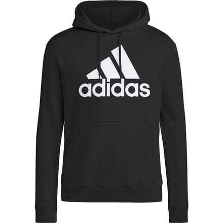 Adidas Essentials Fleece Big Logo Hoodie Zwart S / Regular Man