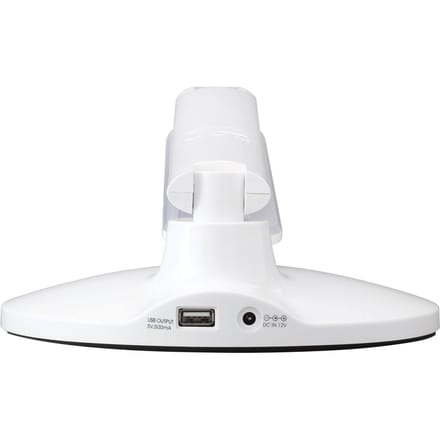Aluminor LED bureaulamp Success met klok, wit