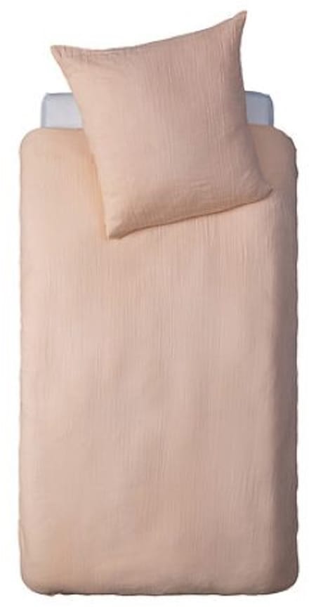Atmosphera Kids Dekbedovertrek set met 1 kussensloop 140x200cm/65x65cm Roze