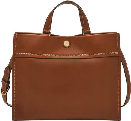FOSSIL Shopper Schoudertas Gemma Tote Bag Brown Bruine