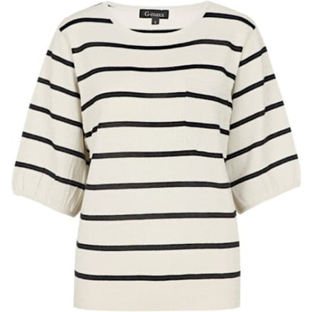 G-Maxx Top genoveva sand/black