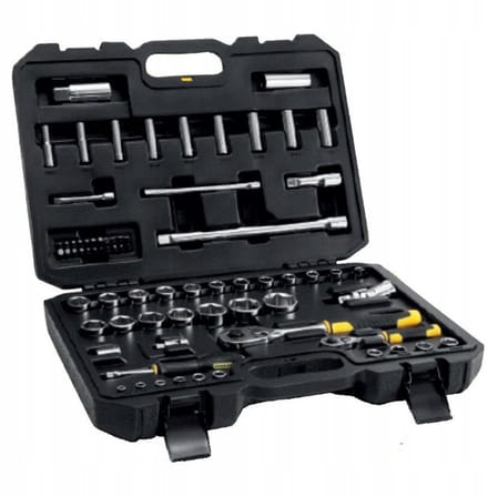 Stanley Dopsleutelset 1/4" + 1/2" - 72 DELIG