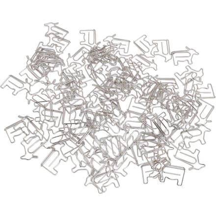 100PCS Clips Papier Forme Vache Fil de Fer Mignon Clip Marque-Page pour Fichier Scrapbook Note Bureau École white