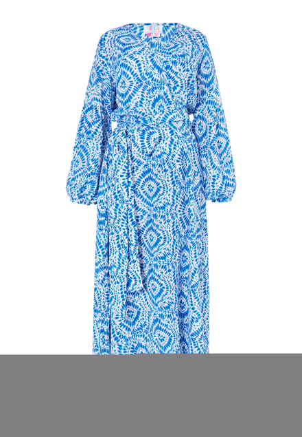 IZIA Maxi-jurk met print Dames blauw
