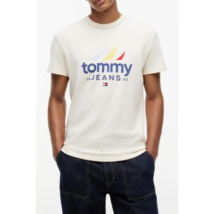 Tommy Hilfiger Regular Sailing Ss Tee Calico Größe: M | Bedruckte T-Shirts Outlet | Herren