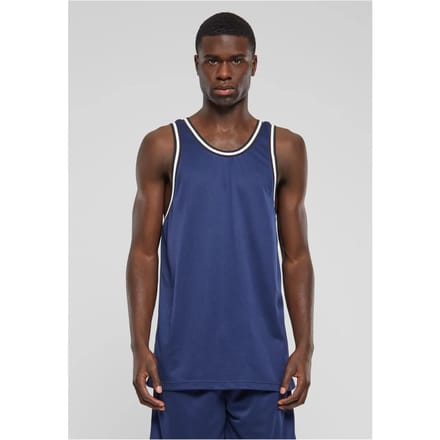 Urban Classics - Mesh Tanktop - M - Donkerblauw