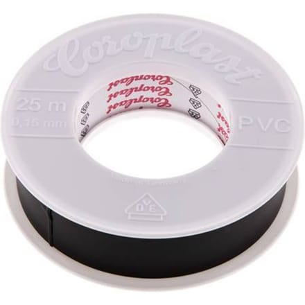 Elektrische Isolatietape Vde-Getest 25mm/25m Zwart