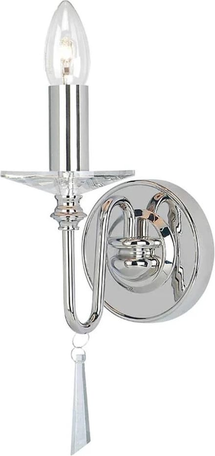 Elstead Lighting LED Wandlamp Finsbury Park | 1X E14 Max 60W | Polished Nickel