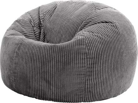 icon - Kingston Zitzak Fauteuil - Ribfluweel - Houtskool