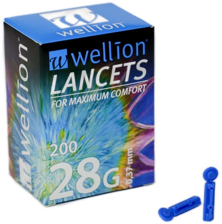 Wellion 28G lancetten 200 stuks