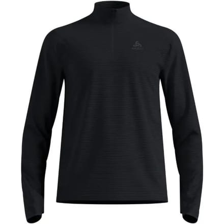 Odlo Essential Thermal Midlayer 1/2 Zip Heren - Zwart - Maat L