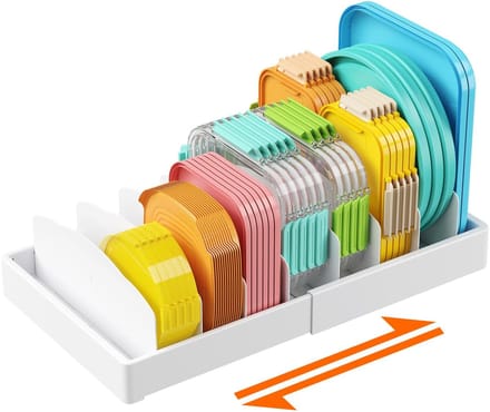 Dailygoods - Uitschuifbaar Deksel Organizer voor Keukenlade - 25-44 cm