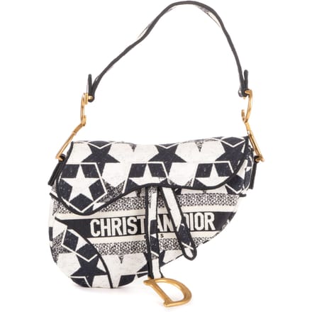 Stars Embroidered Saddle Bag  Schoudertas