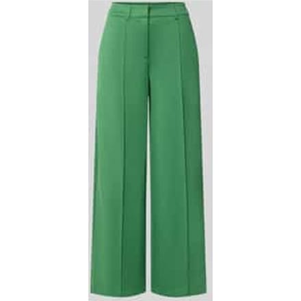 wide fit broek met viscose, model 'Kate'