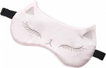 Satijnen slaapmasker kat - Roze