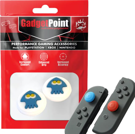 Gadgetpoint - Thumb Grips voor Nintendo Switch Joy-Con Controllers - Gaming Thumbgrips - Performance Anti-Slip Thumbsticks - Bescherming Accessoires - Octopus