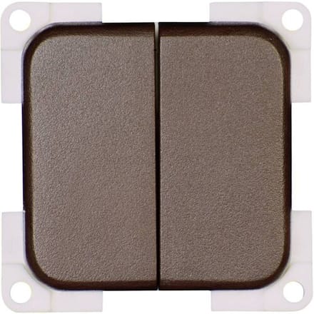 inprojal elektrosysteme 102566 Serieschakelaar Inzetstuk Bruin 1 stuk(s)