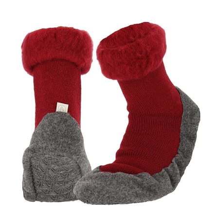 Home Shoe - Unisex - Slofsokken - Rood - Rood / 37/38