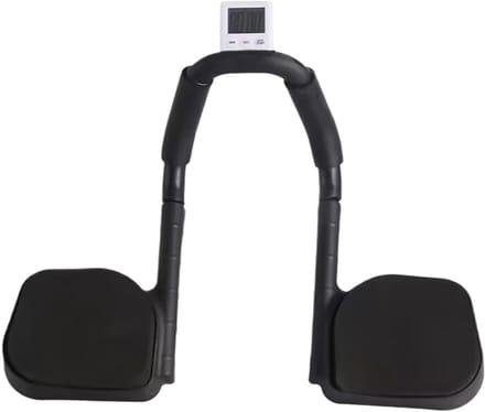 Buiktrainer - Krachttrainer - Basisspieren Trainen - Ingebouwde Timer - 28 cm - Zwart
