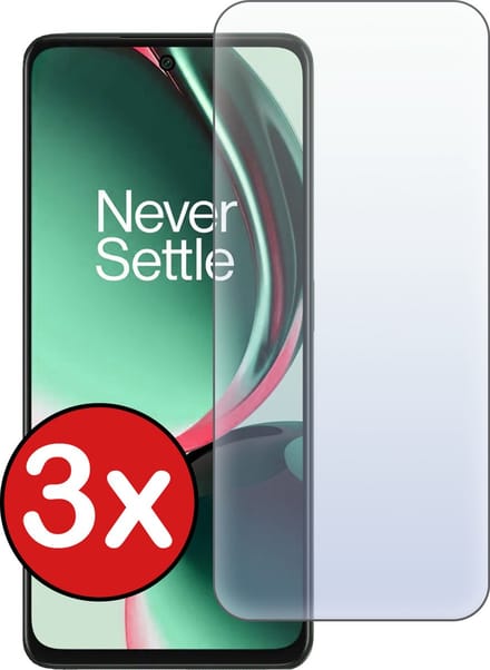 Screenprotector - 3 Stuks - Geschikt voor OnePlus Nord CE 3 Lite - Extra Sterk - Beschermglas - Gehard Glas - Tempered Glass - Screen Protector