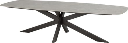 Prado dining tuintafel 300x110xH75 cm terre met keramisch deens ovaal blad Taste 4SO