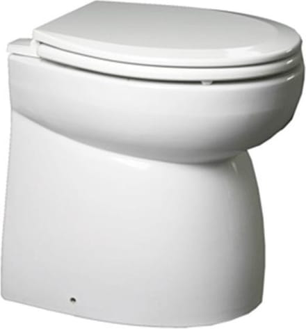 Johnson Pump AquaT elektrisch 12 Volt Toilet type Premium met standaard rechte Pot
