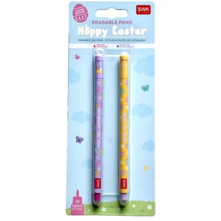 Legami pasen uitwisbare gelpennen à 2 stuks - hoppy easter