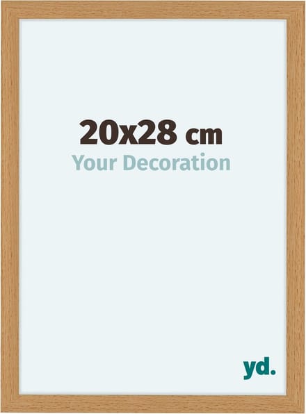 Your Decoration - Fotolijst 20x28 cm - MDF - Beuken - Como