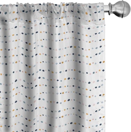 ABAKUHAUS Abstracte geometrie gordijnen – 2x75x245 cm – microvezel