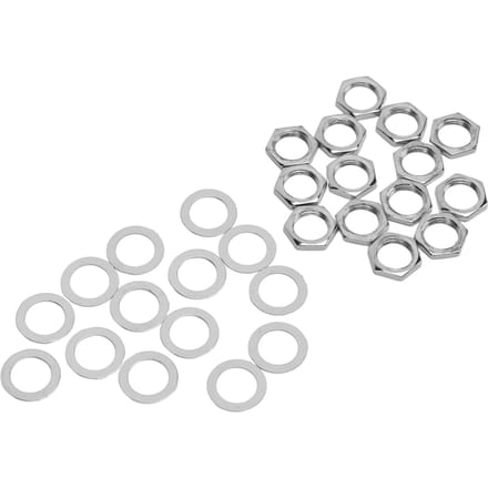 Moer Ring Kit Instrument Socket Connector Bevestigingsmiddelen voor Elektrische Gitaar Bas M9 Binnendraad